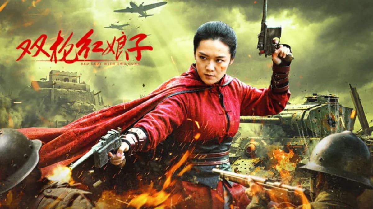 Red Lady with Two Guns Subtitle Indonesia